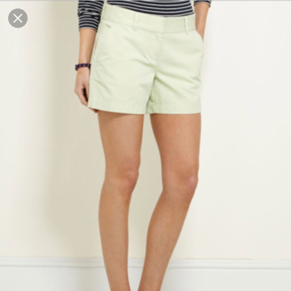 Vineyard Vines Light Green Women's Chino Shorts